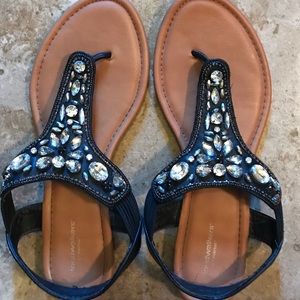 Size 11 black sandals